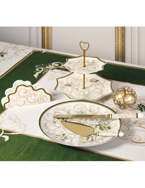 Set 4 Piatti Dessert In Porcellana LeTravisate - 19 Cm, New Bone China, Design Divertente